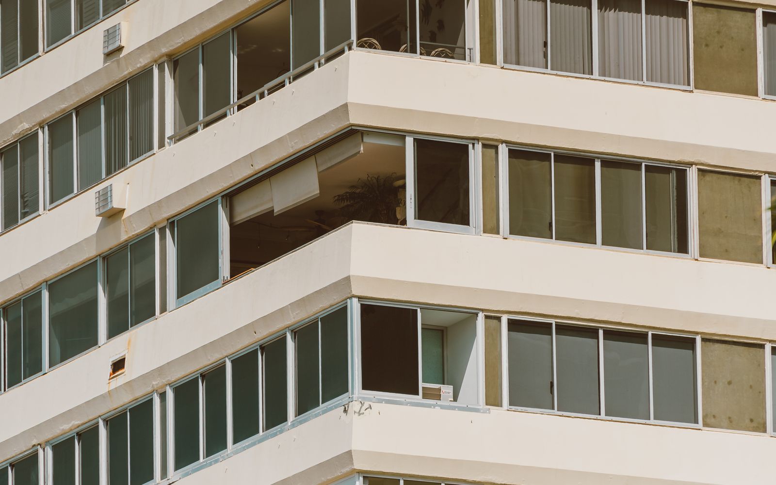 A modern multi-unit residential building