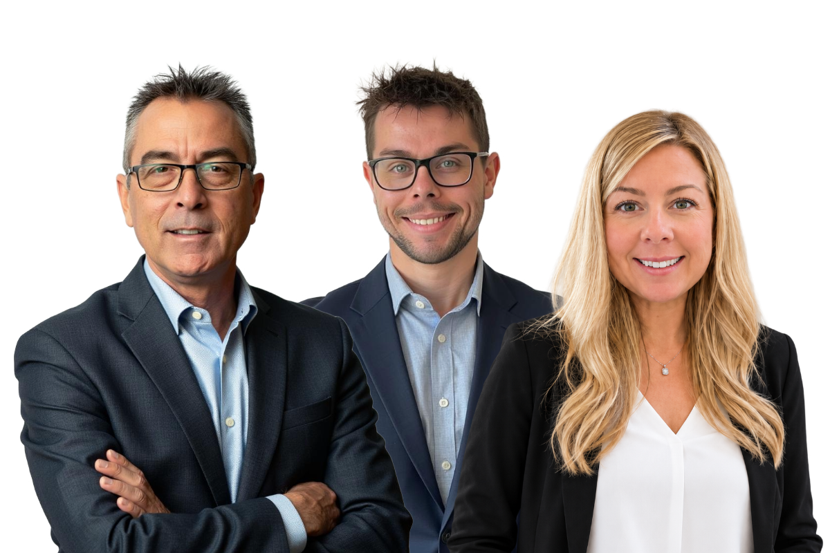 Todd, Dylan, and Ashley Schofield of The Schofield Team