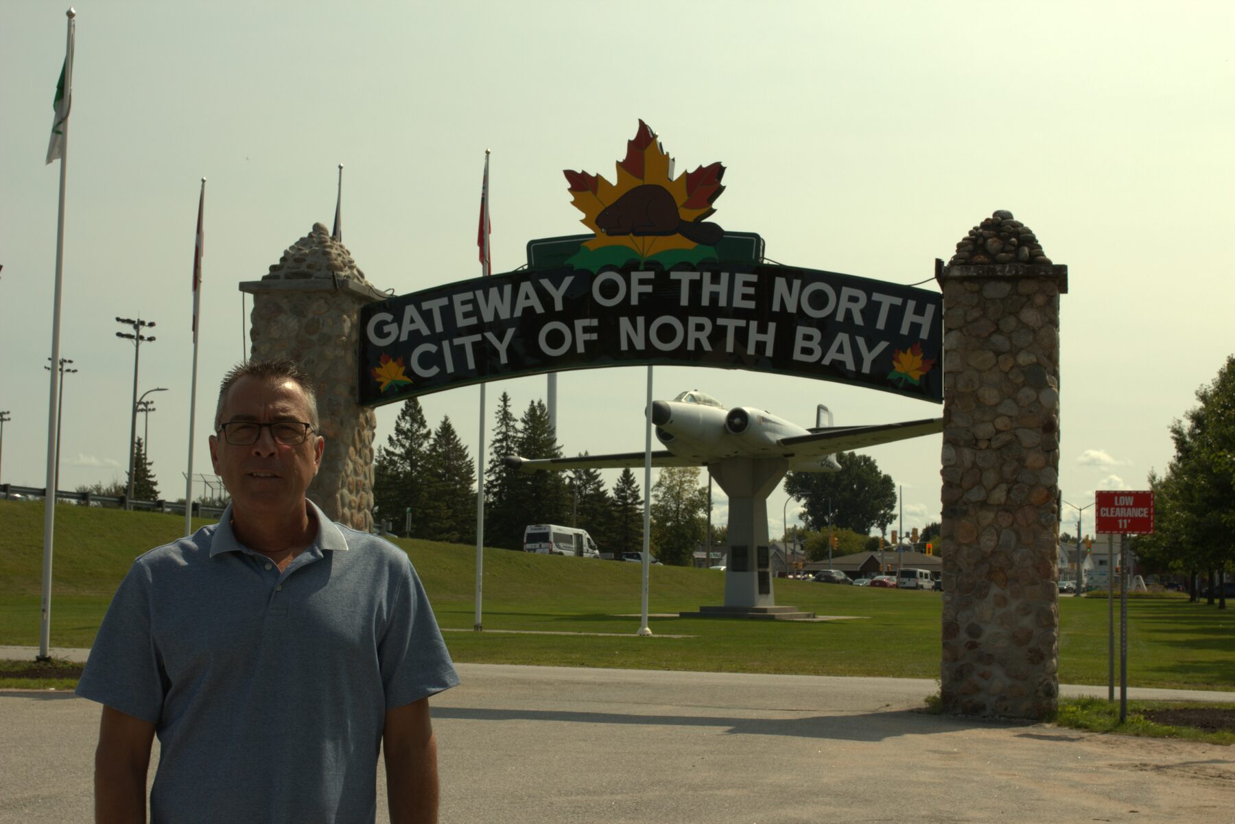 Gateway of the North sign in North Bay